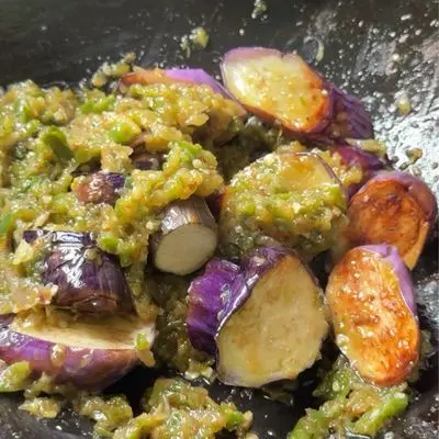 Terung Sambal Hijau (Sepotong)
