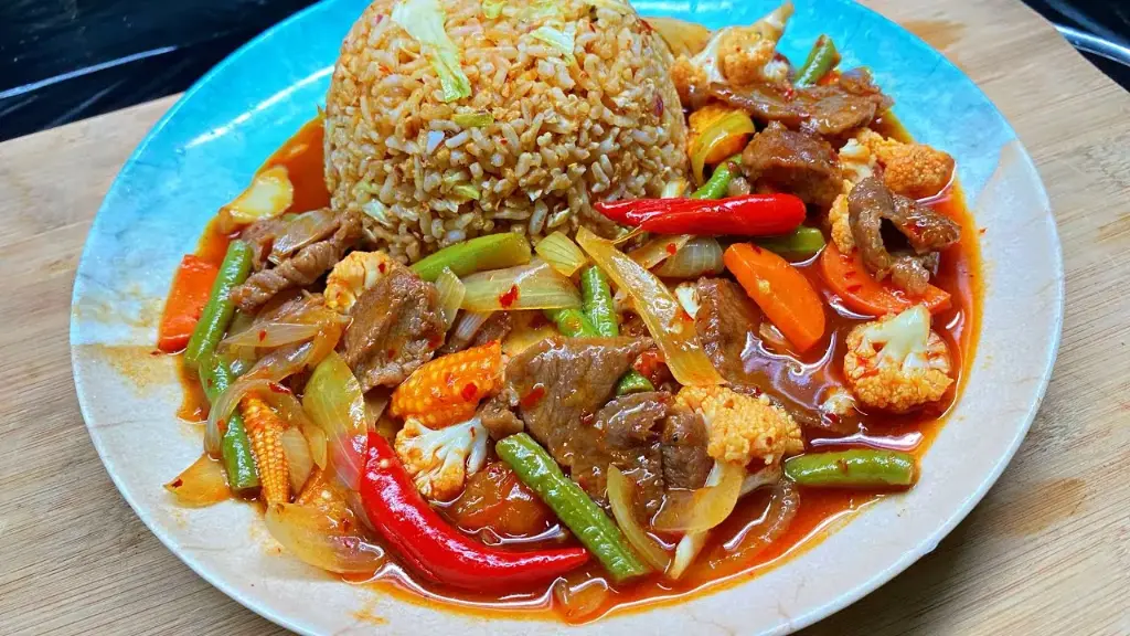 Nasi Goreng Paprik Daging 