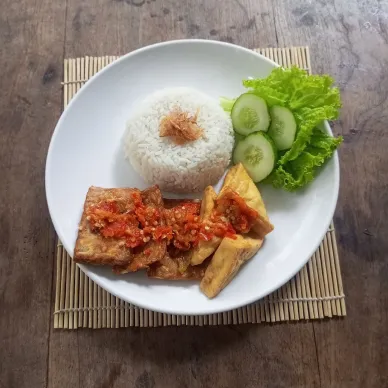 Tauhu Tempe Penyet
