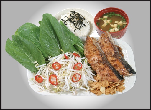 Salmon Fish Teppanyaki Set