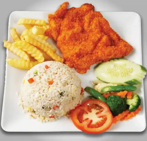 CHICKEN CHOP FRIED RICE
