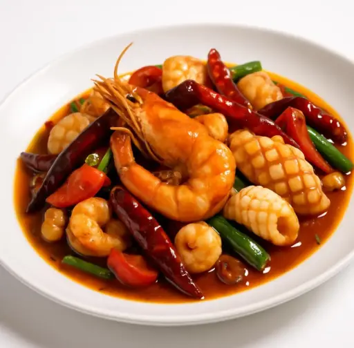 PATAYA DRY CHILI SEAFOOD / BLACKPEPPER SEAFOOD / PAPRIK (SEAFOOD)