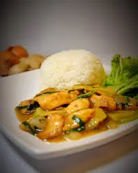 GINGER & ONION SEAFOOD + RICE