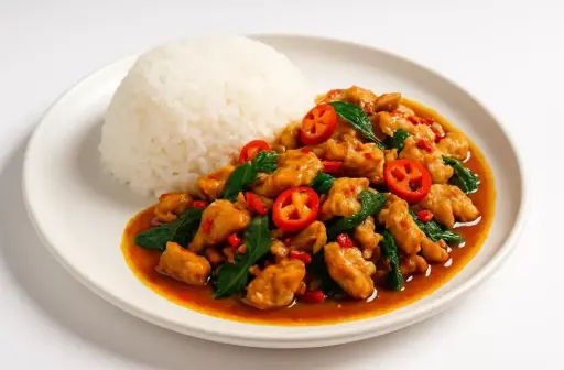 SPICY CHICKEN + RICE