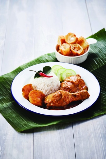 KAPITAM CHICKEN CURRY + RICE